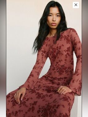 Reformation Esra Dress in Clarette NWT